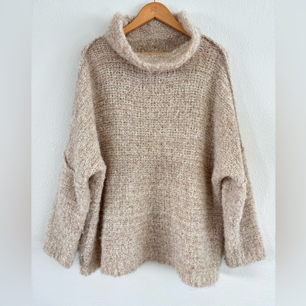 Free People Alpaca She's All That Pullover Sweater Neuter Medium